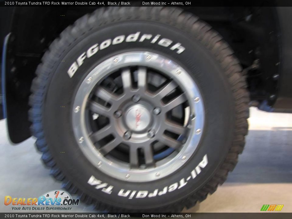 2010 Toyota Tundra TRD Rock Warrior Double Cab 4x4 Black / Black Photo #28
