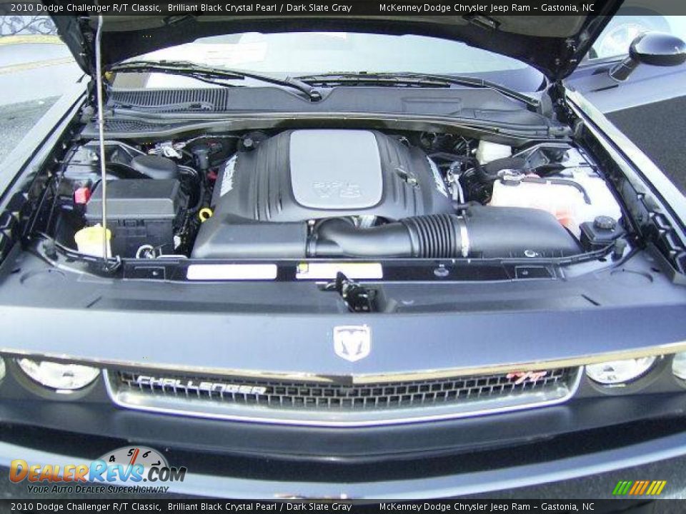 2010 Dodge Challenger R/T Classic Brilliant Black Crystal Pearl / Dark Slate Gray Photo #19