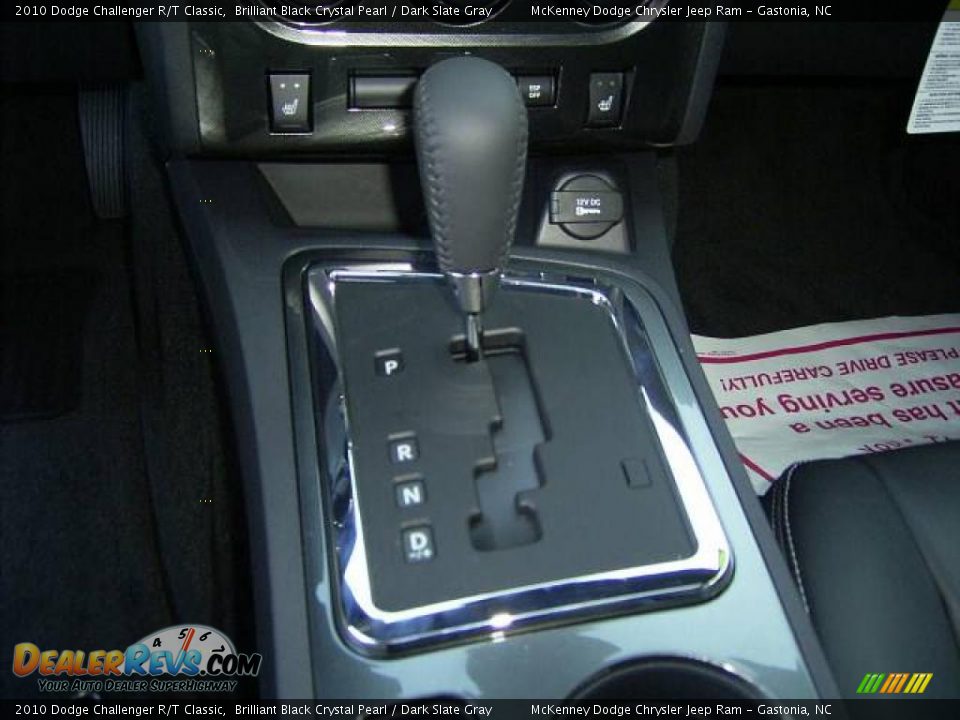 2010 Dodge Challenger R/T Classic Brilliant Black Crystal Pearl / Dark Slate Gray Photo #22