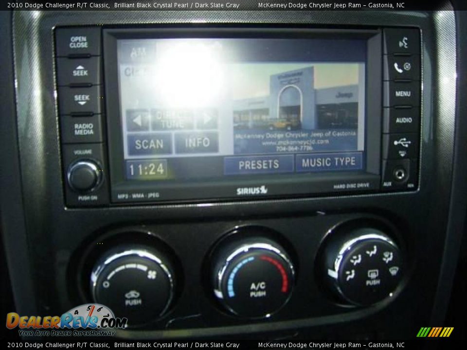 2010 Dodge Challenger R/T Classic Brilliant Black Crystal Pearl / Dark Slate Gray Photo #23