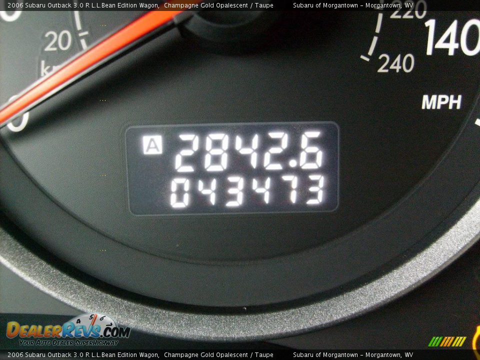 2006 Subaru Outback 3.0 R L.L.Bean Edition Wagon Champagne Gold Opalescent / Taupe Photo #20