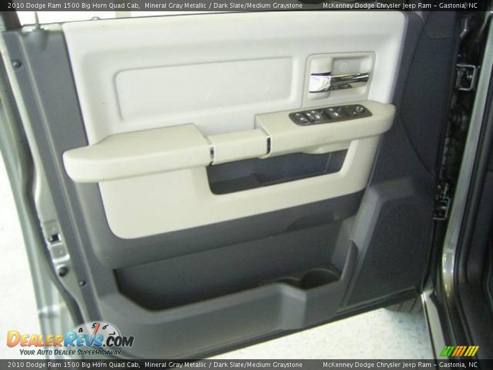 2010 Dodge Ram 1500 Big Horn Quad Cab Mineral Gray Metallic / Dark Slate/Medium Graystone Photo #11
