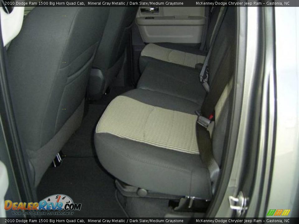 2010 Dodge Ram 1500 Big Horn Quad Cab Mineral Gray Metallic / Dark Slate/Medium Graystone Photo #16