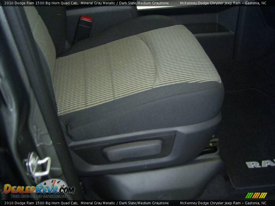 2010 Dodge Ram 1500 Big Horn Quad Cab Mineral Gray Metallic / Dark Slate/Medium Graystone Photo #23