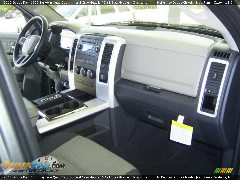 2010 Dodge Ram 1500 Big Horn Quad Cab Mineral Gray Metallic / Dark Slate/Medium Graystone Photo #24