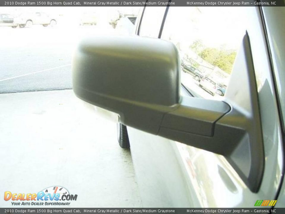 2010 Dodge Ram 1500 Big Horn Quad Cab Mineral Gray Metallic / Dark Slate/Medium Graystone Photo #27