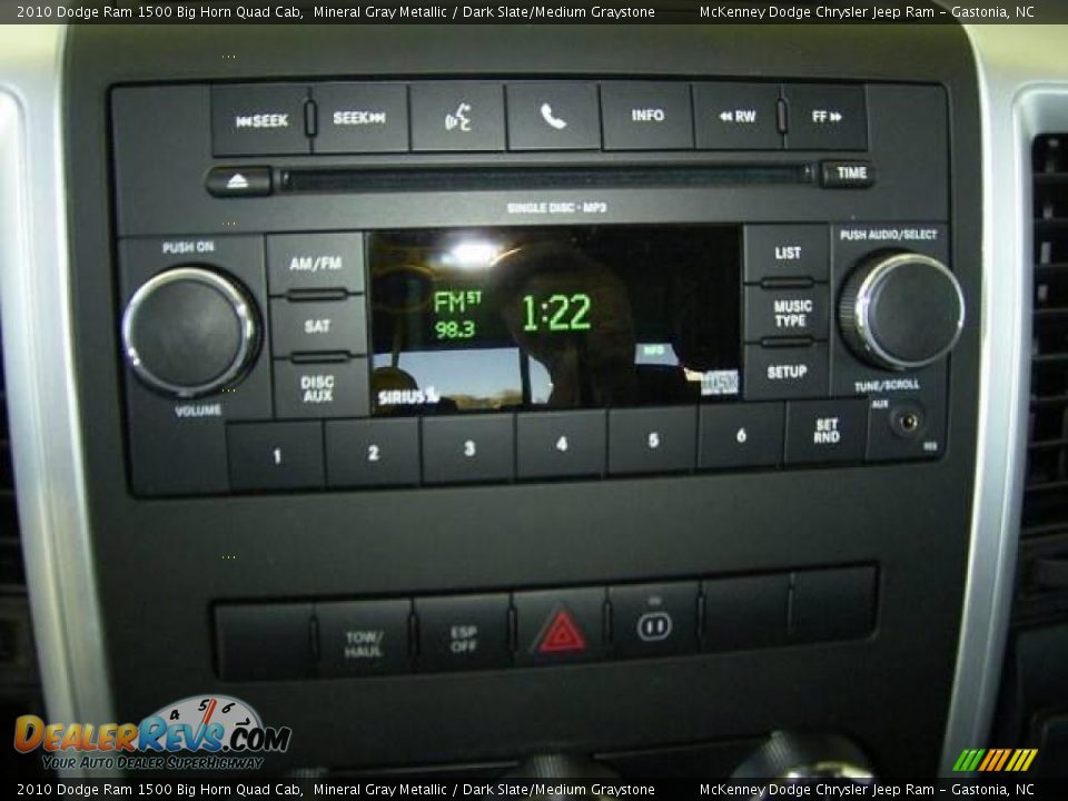 2010 Dodge Ram 1500 Big Horn Quad Cab Mineral Gray Metallic / Dark Slate/Medium Graystone Photo #34