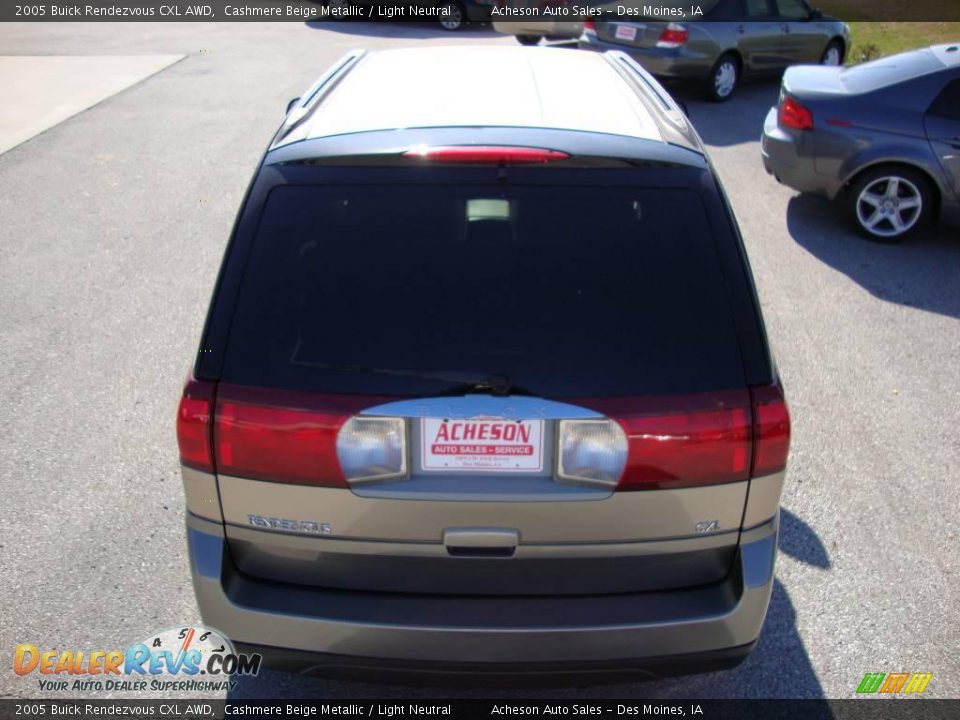 2005 Buick Rendezvous CXL AWD Cashmere Beige Metallic / Light Neutral Photo #5