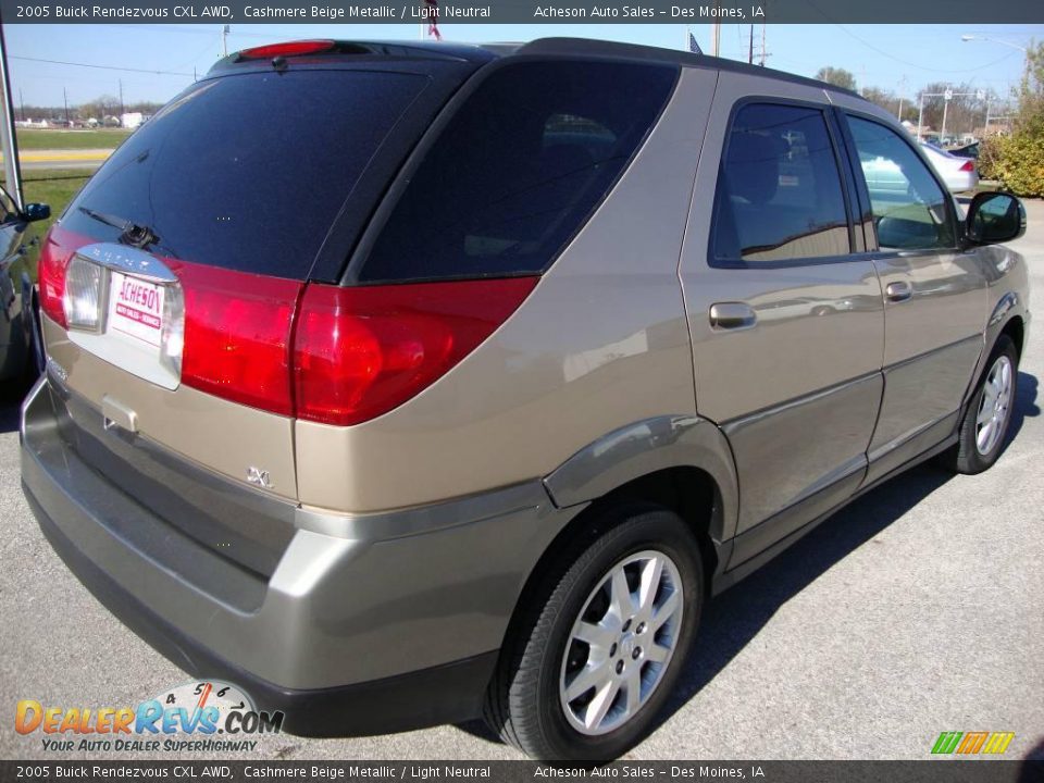 2005 Buick Rendezvous CXL AWD Cashmere Beige Metallic / Light Neutral Photo #6