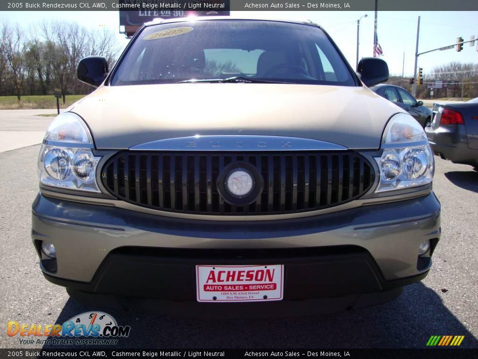 2005 Buick Rendezvous CXL AWD Cashmere Beige Metallic / Light Neutral Photo #9