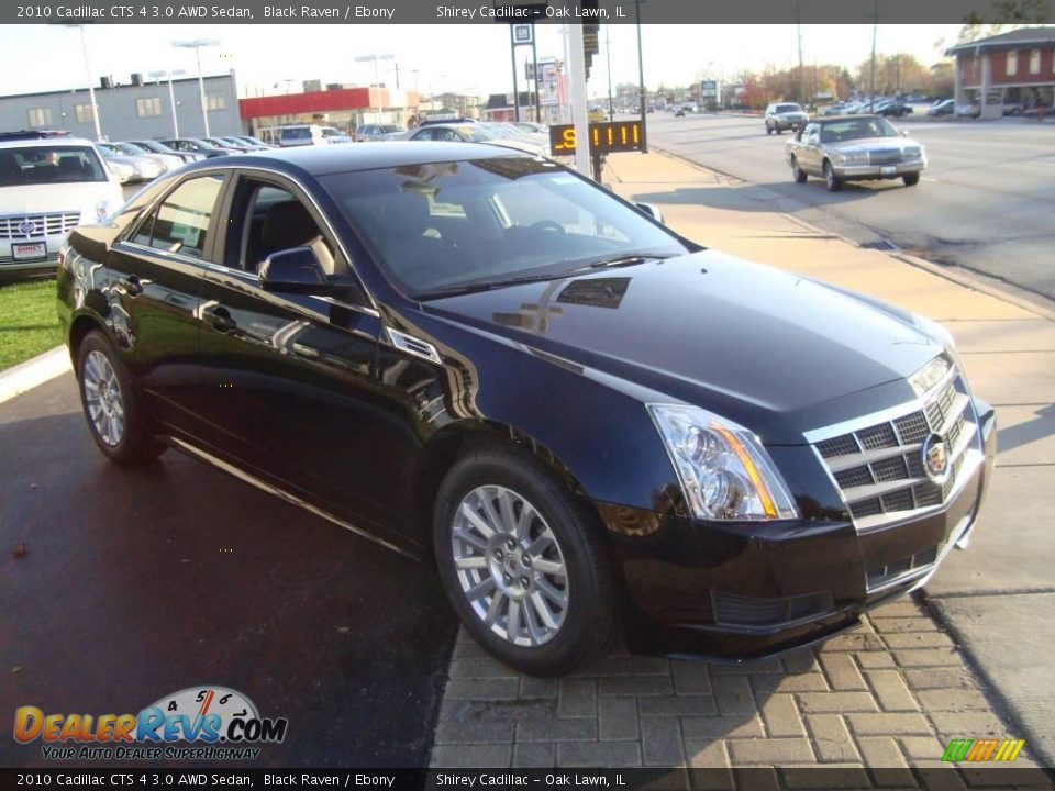 2010 Cadillac CTS 4 3.0 AWD Sedan Black Raven / Ebony Photo #3
