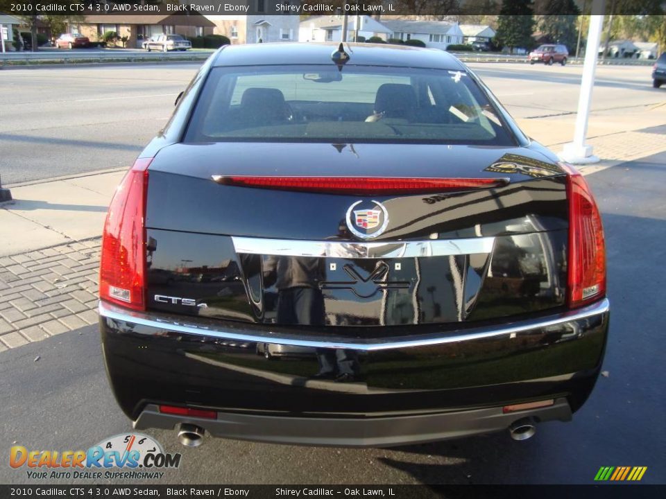 2010 Cadillac CTS 4 3.0 AWD Sedan Black Raven / Ebony Photo #5