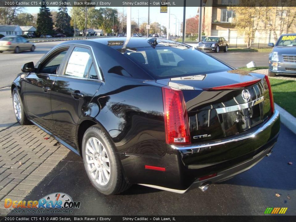 2010 Cadillac CTS 4 3.0 AWD Sedan Black Raven / Ebony Photo #6