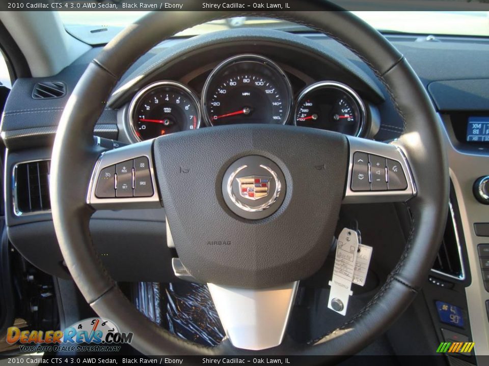 2010 Cadillac CTS 4 3.0 AWD Sedan Black Raven / Ebony Photo #17