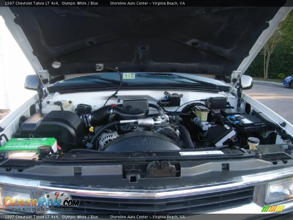 1997 Chevrolet Tahoe LT 4x4 Olympic White / Blue Photo #10