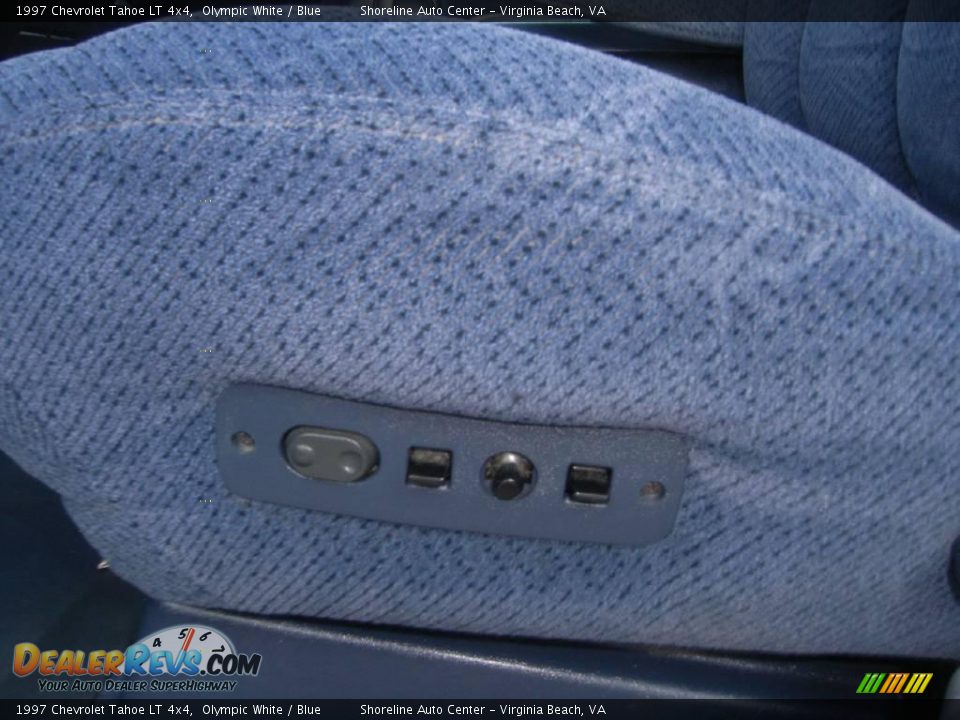 1997 Chevrolet Tahoe LT 4x4 Olympic White / Blue Photo #19