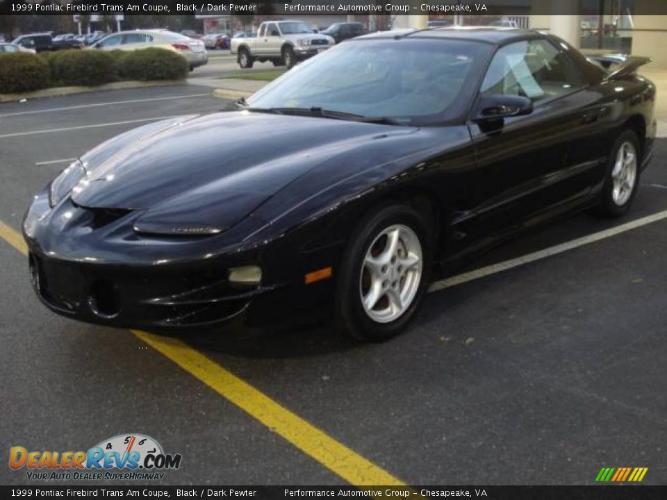 1999 Pontiac Firebird Trans Am Coupe Black / Dark Pewter Photo #1