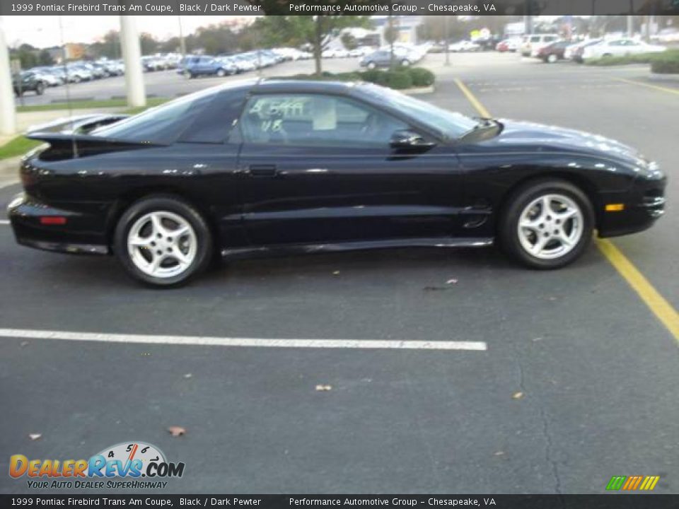 1999 Pontiac Firebird Trans Am Coupe Black / Dark Pewter Photo #6