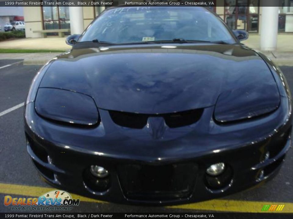 1999 Pontiac Firebird Trans Am Coupe Black / Dark Pewter Photo #9