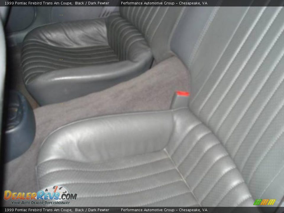 1999 Pontiac Firebird Trans Am Coupe Black / Dark Pewter Photo #11