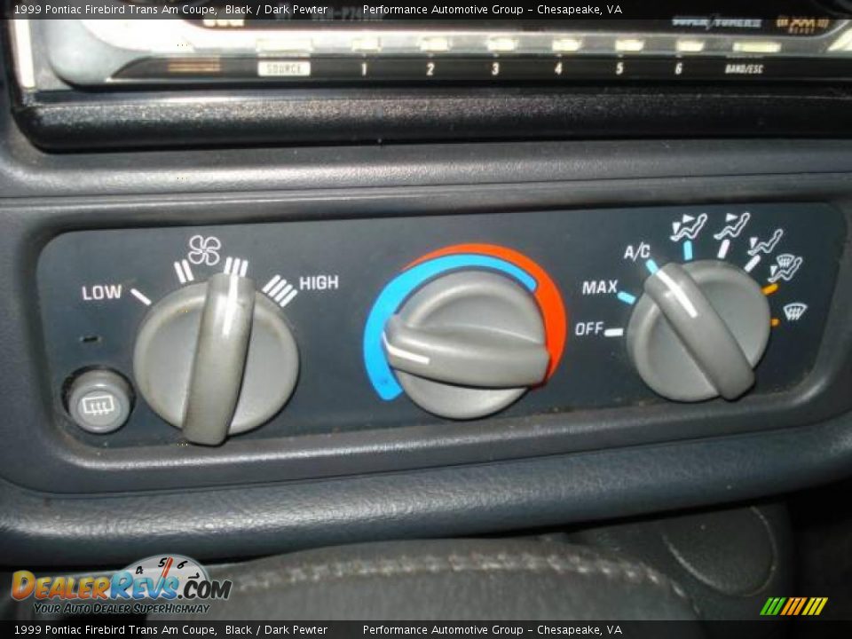 1999 Pontiac Firebird Trans Am Coupe Black / Dark Pewter Photo #17