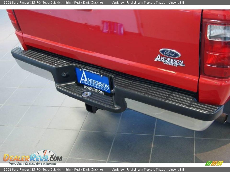 2002 Ford Ranger XLT FX4 SuperCab 4x4 Bright Red / Dark Graphite Photo #23