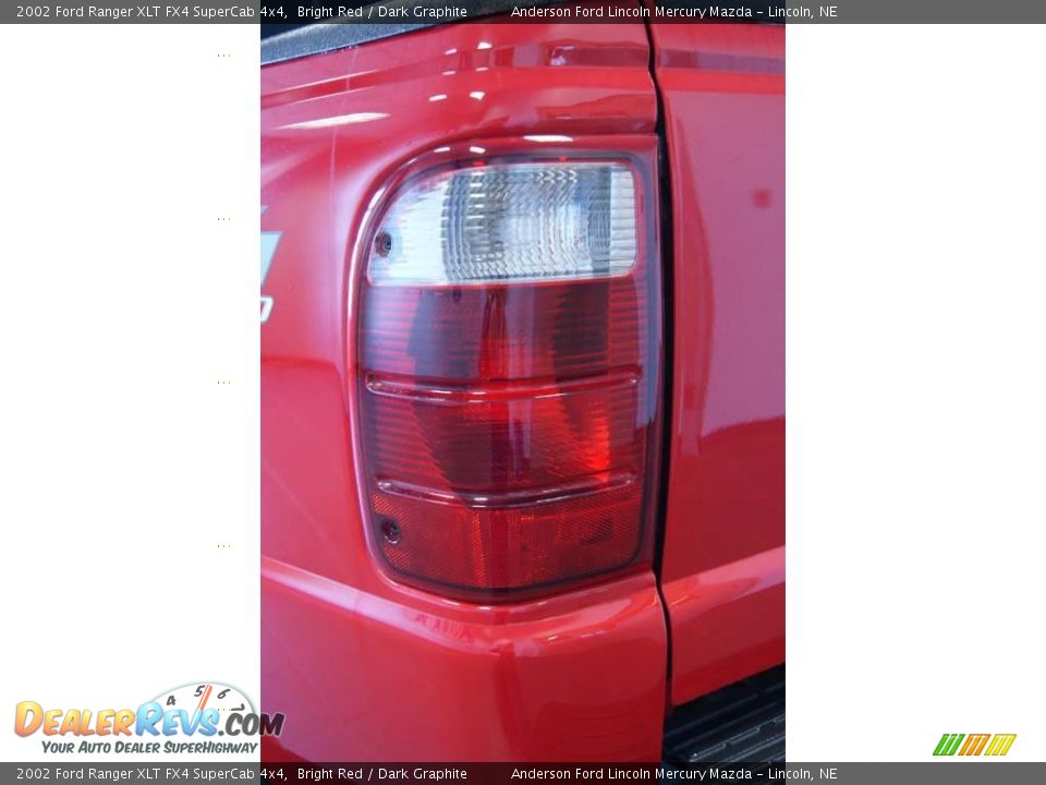 2002 Ford Ranger XLT FX4 SuperCab 4x4 Bright Red / Dark Graphite Photo #25