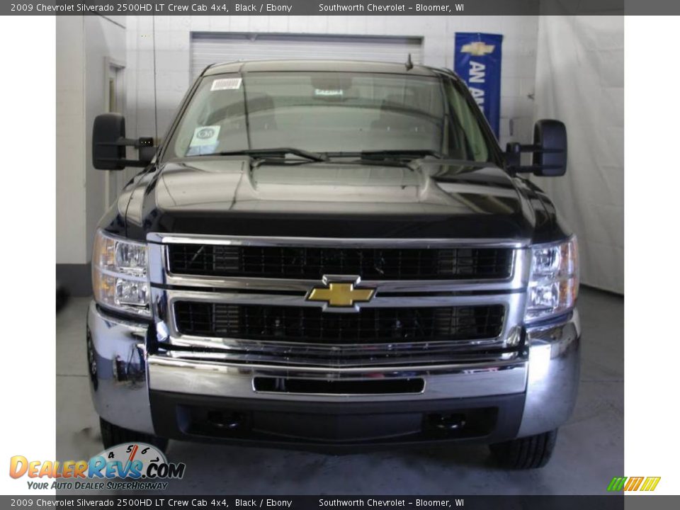 2009 Chevrolet Silverado 2500HD LT Crew Cab 4x4 Black / Ebony Photo #2