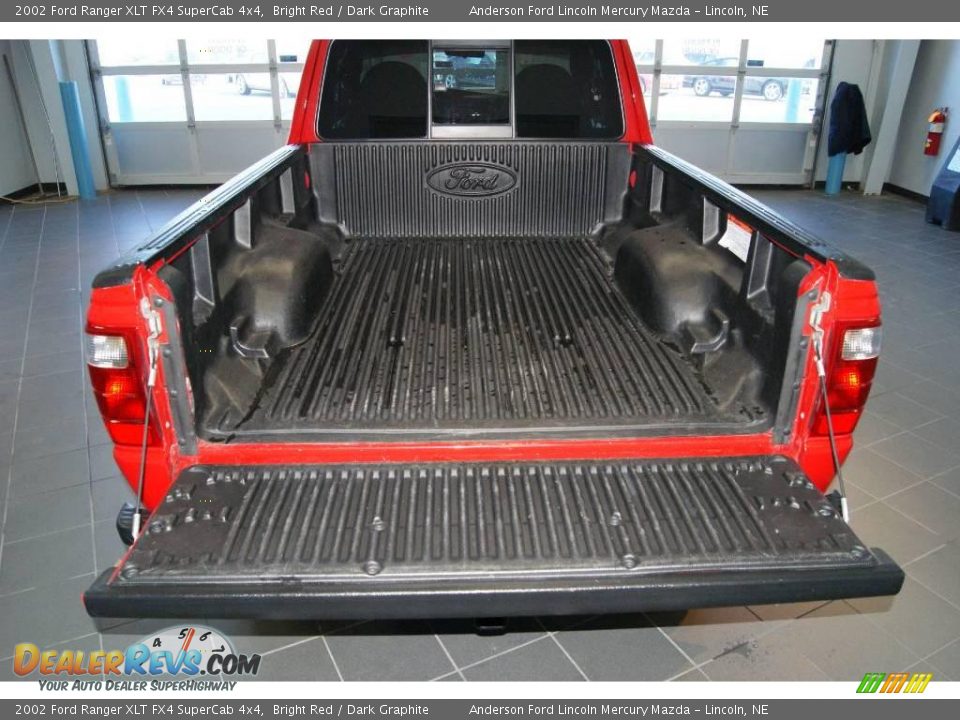 2002 Ford Ranger XLT FX4 SuperCab 4x4 Bright Red / Dark Graphite Photo #29