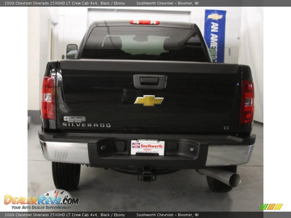 2009 Chevrolet Silverado 2500HD LT Crew Cab 4x4 Black / Ebony Photo #3