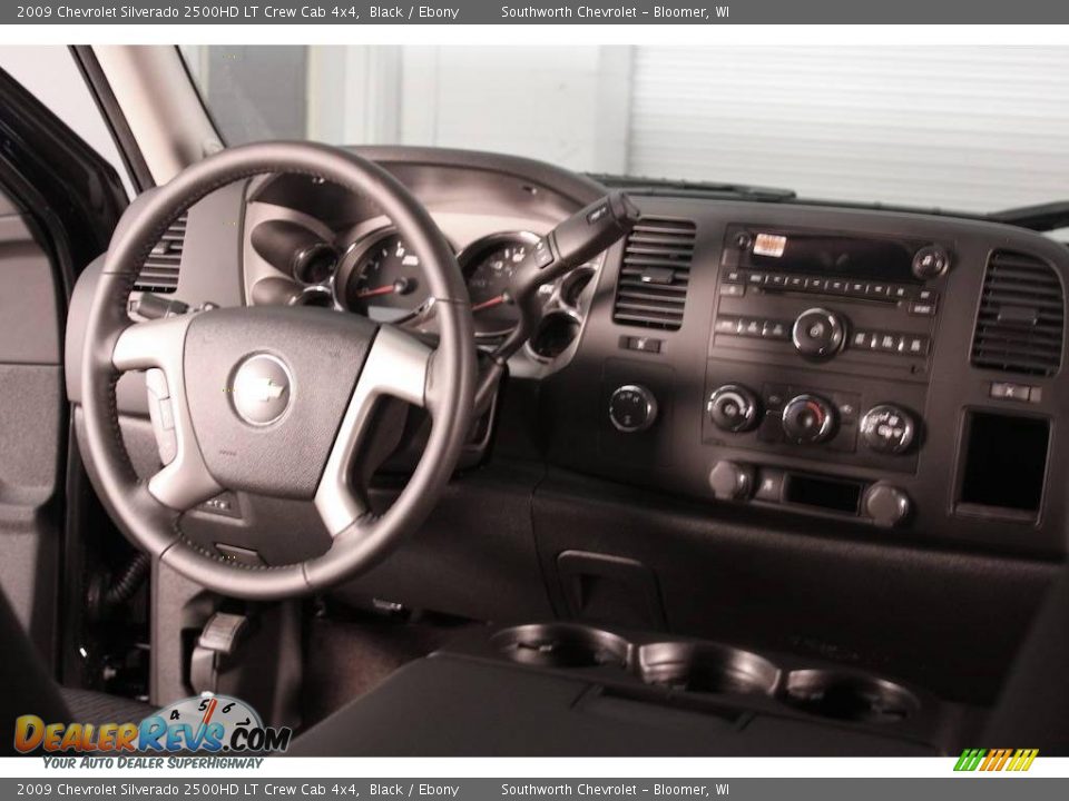 2009 Chevrolet Silverado 2500HD LT Crew Cab 4x4 Black / Ebony Photo #6