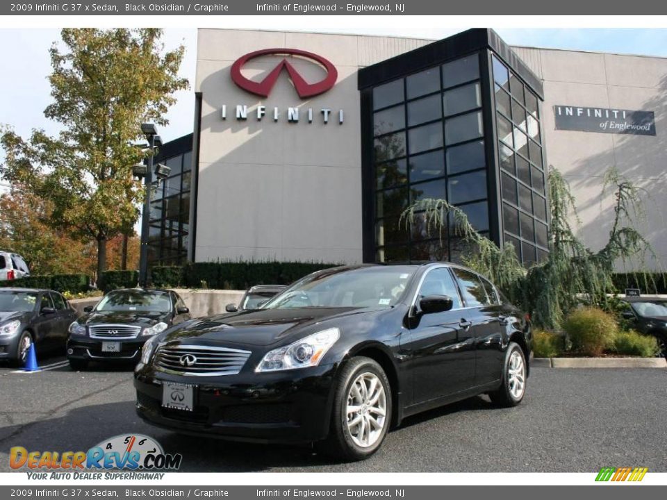 2009 Infiniti G 37 x Sedan Black Obsidian / Graphite Photo #1