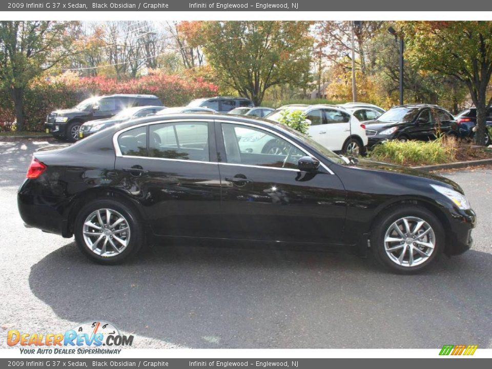 2009 Infiniti G 37 x Sedan Black Obsidian / Graphite Photo #4