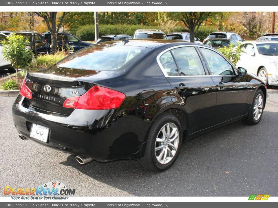 2009 Infiniti G 37 x Sedan Black Obsidian / Graphite Photo #5