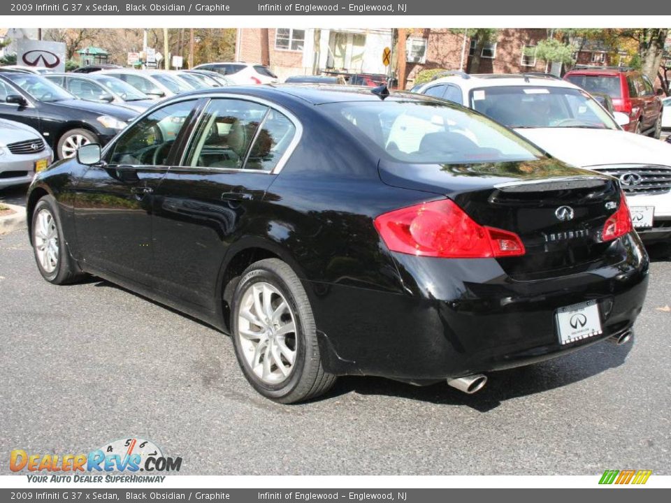 2009 Infiniti G 37 x Sedan Black Obsidian / Graphite Photo #7