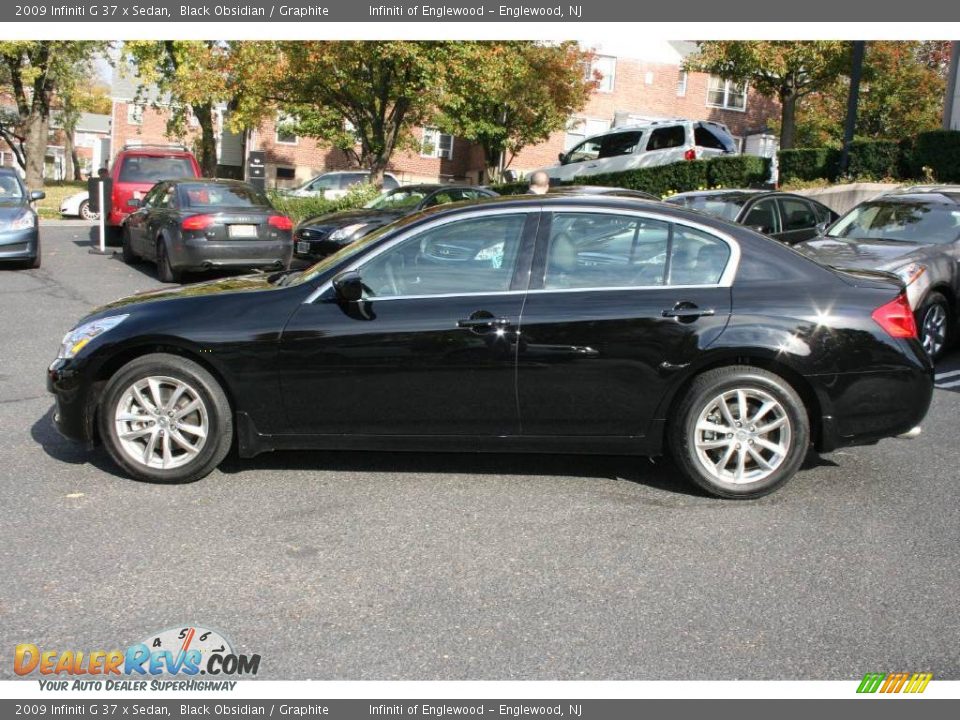 2009 Infiniti G 37 x Sedan Black Obsidian / Graphite Photo #8