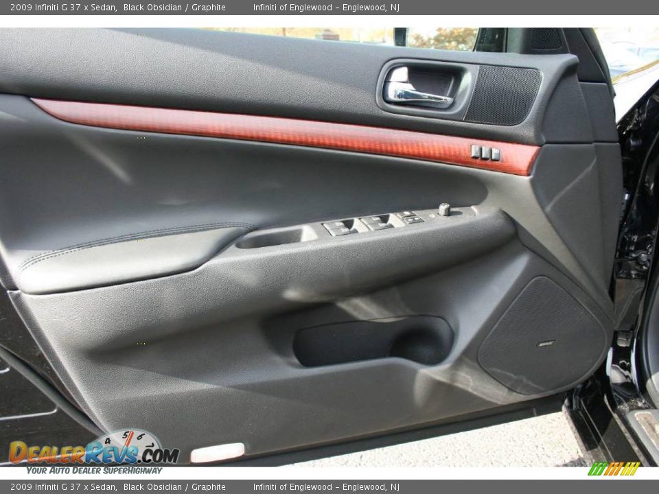 2009 Infiniti G 37 x Sedan Black Obsidian / Graphite Photo #9