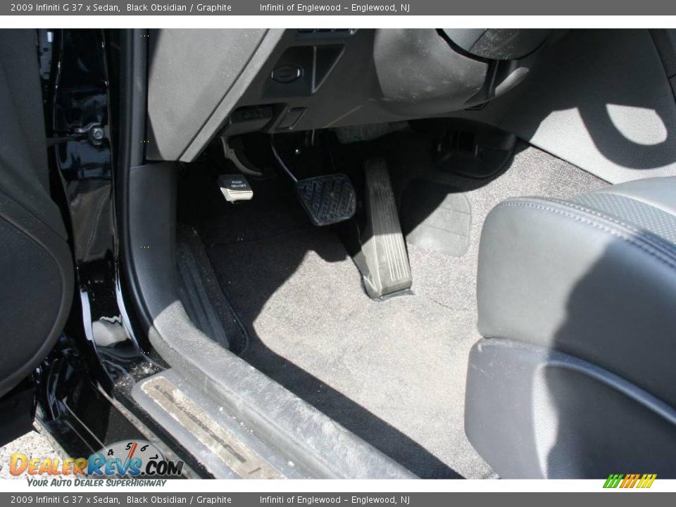 2009 Infiniti G 37 x Sedan Black Obsidian / Graphite Photo #11