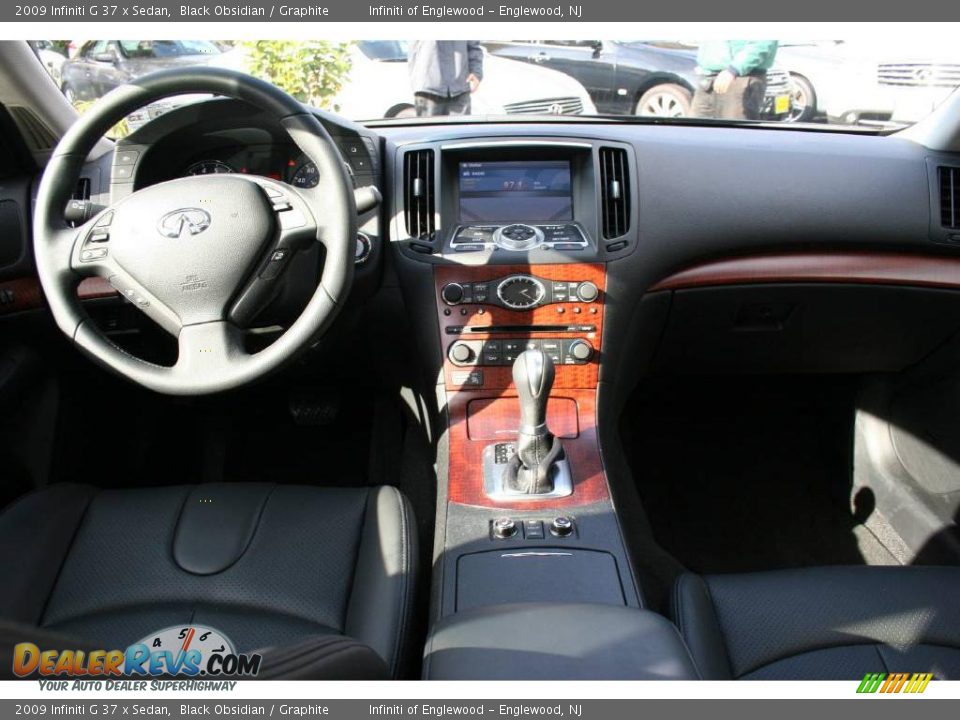 2009 Infiniti G 37 x Sedan Black Obsidian / Graphite Photo #13