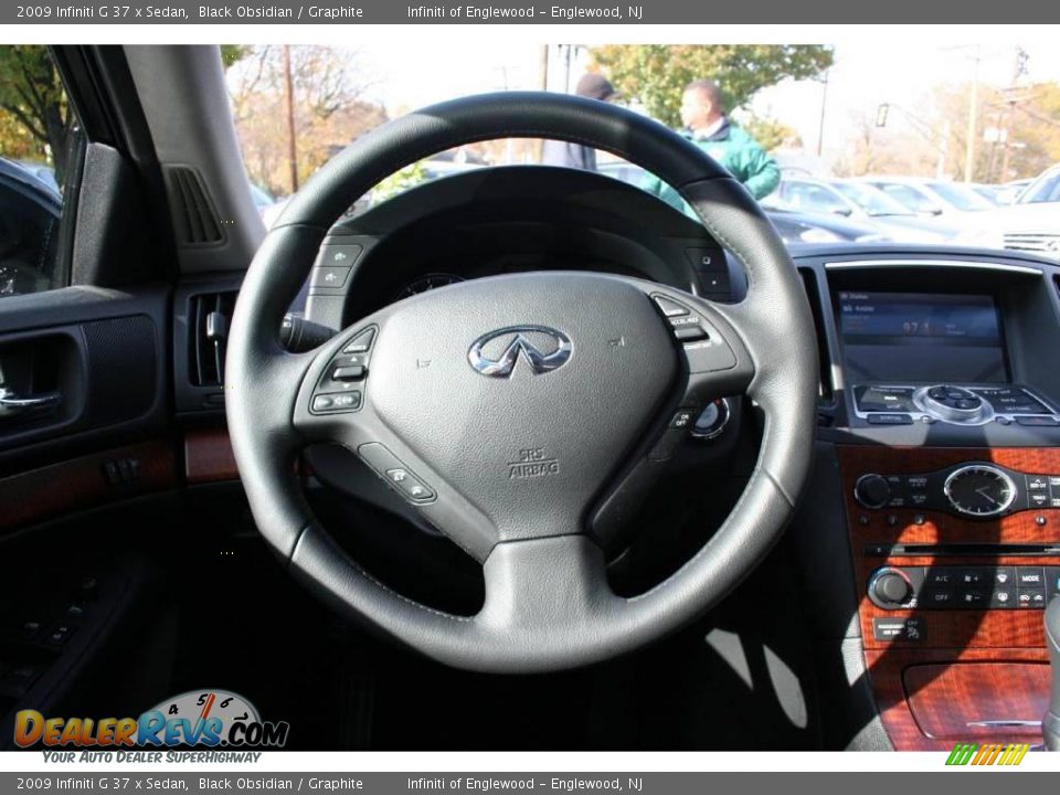 2009 Infiniti G 37 x Sedan Black Obsidian / Graphite Photo #14