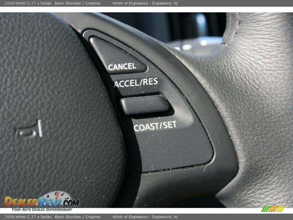 2009 Infiniti G 37 x Sedan Black Obsidian / Graphite Photo #16
