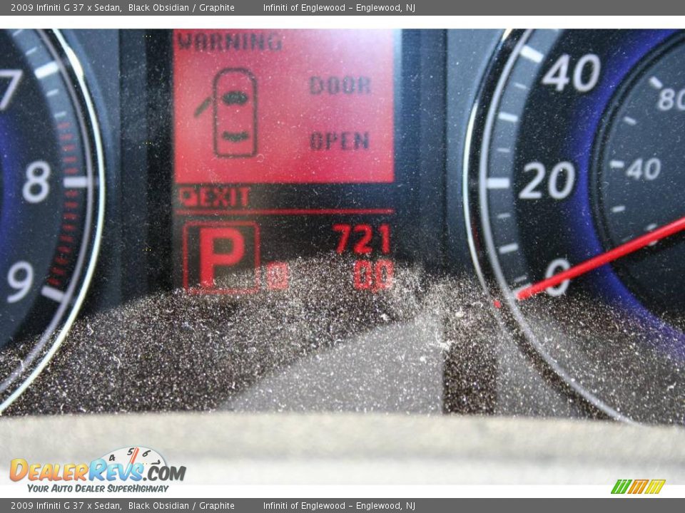 2009 Infiniti G 37 x Sedan Black Obsidian / Graphite Photo #17