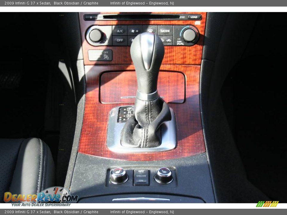 2009 Infiniti G 37 x Sedan Black Obsidian / Graphite Photo #19