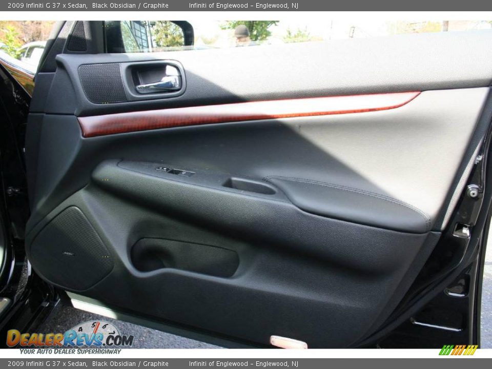 2009 Infiniti G 37 x Sedan Black Obsidian / Graphite Photo #24