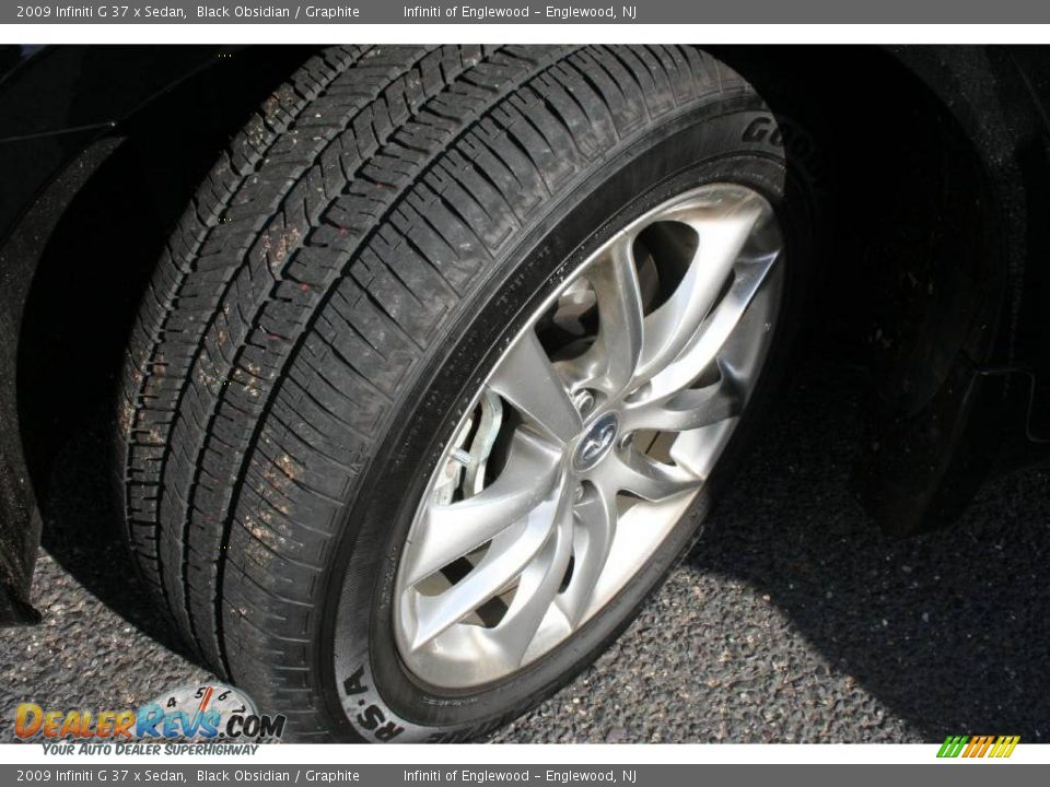 2009 Infiniti G 37 x Sedan Black Obsidian / Graphite Photo #31