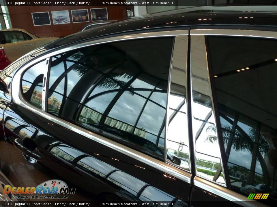 2010 Jaguar XF Sport Sedan Ebony Black / Barley Photo #8