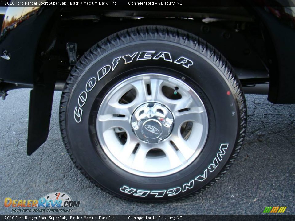 2010 Ford Ranger Sport SuperCab Black / Medium Dark Flint Photo #14