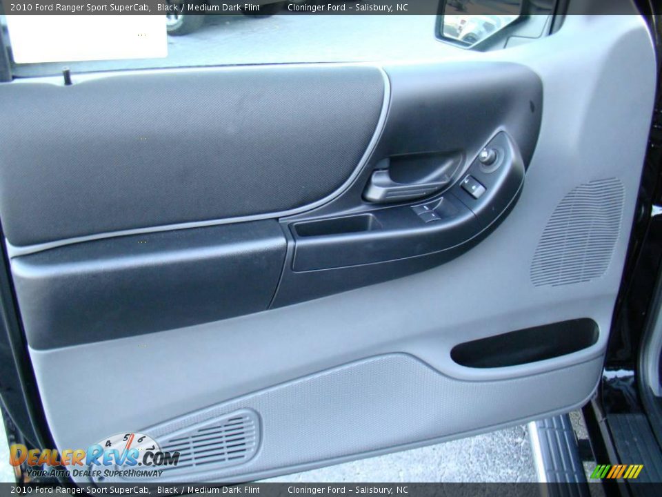 2010 Ford Ranger Sport SuperCab Black / Medium Dark Flint Photo #15