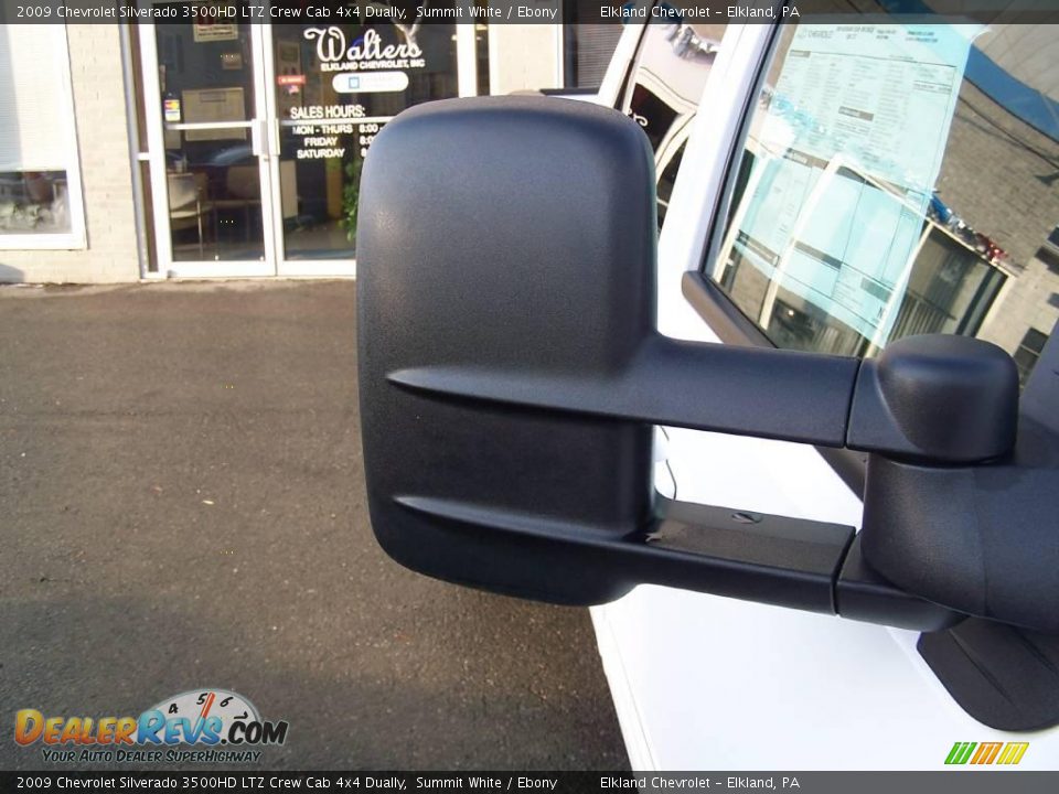 2009 Chevrolet Silverado 3500HD LTZ Crew Cab 4x4 Dually Summit White / Ebony Photo #11