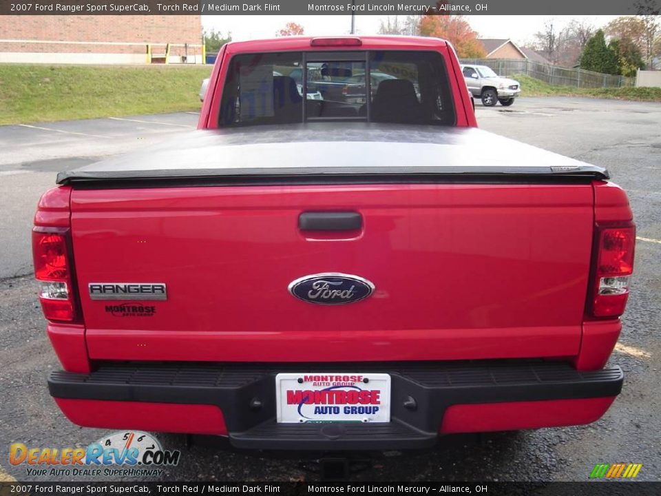 2007 Ford Ranger Sport SuperCab Torch Red / Medium Dark Flint Photo #4